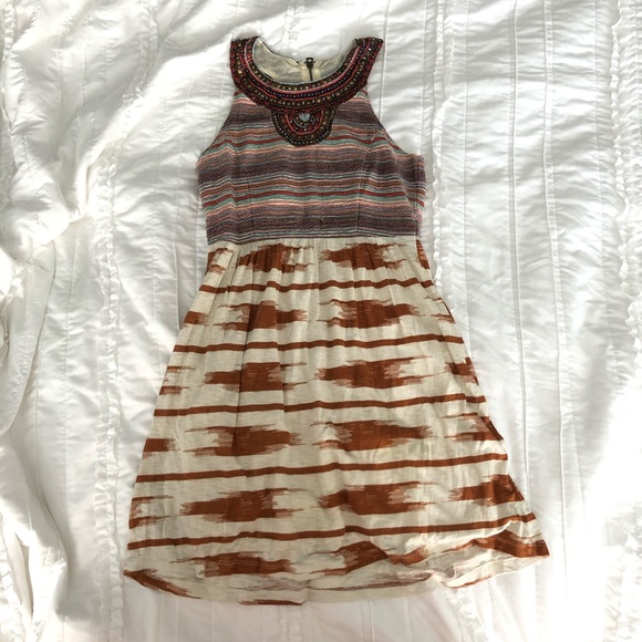 Lucky Brand beaded dress- small - Picture 1 of 7
